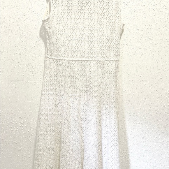 Banana Republic Factory White Eyelet Collared Mini Dress 8 - Picture 6 of 9